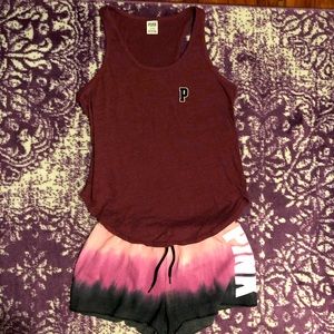 Victoria’s SecretPINK tank&short set